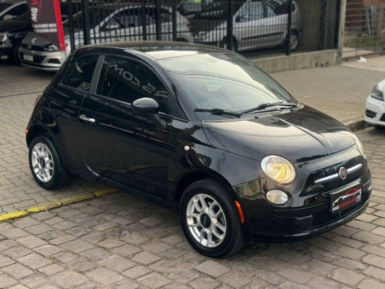 FIAT - 500 - 2012/2012 - Preta - R$ 40.900,00